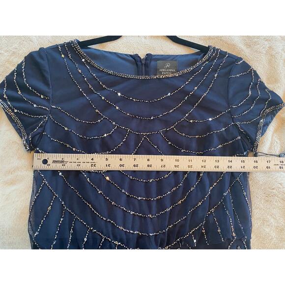 NWT ADRIANNA PAPELL DRESS GOWN 2 MOTHER OF THE BRIDE BRIDESMAID FORMAL EVENING - Picture 13 of 16